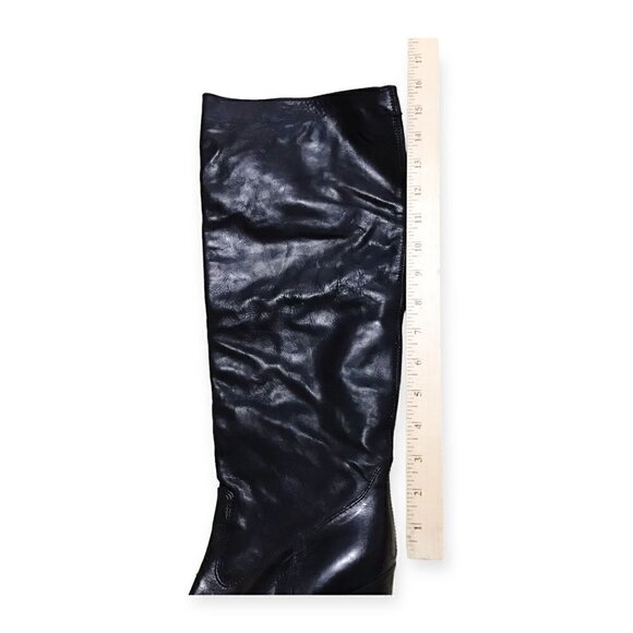 Barbara Bui black leather knee high boots, Size 38 EU - Picture 7 of 8